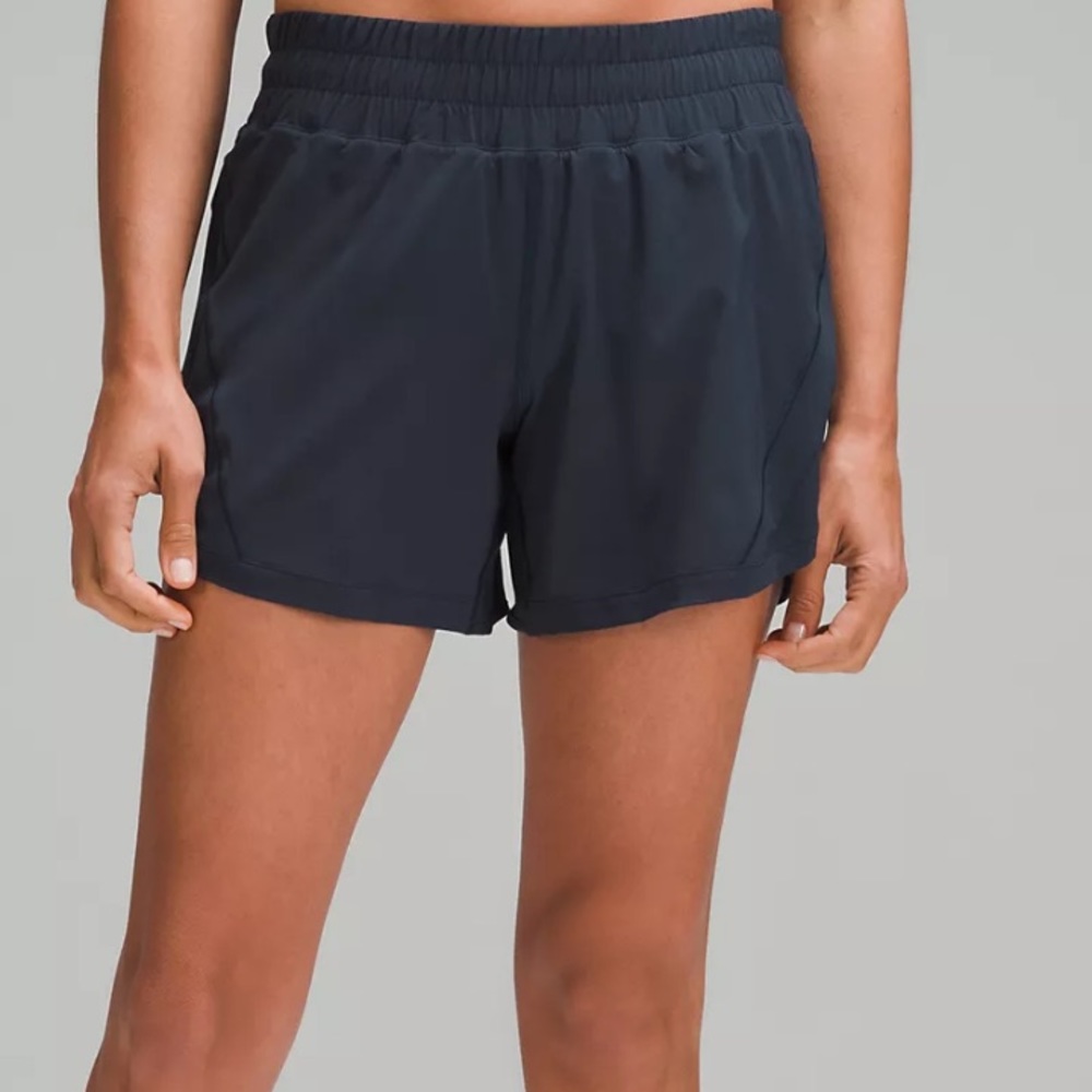 Lululemon Track That Mid-Rise Lined Short 5"